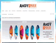 Tablet Screenshot of andybiggs.co.uk